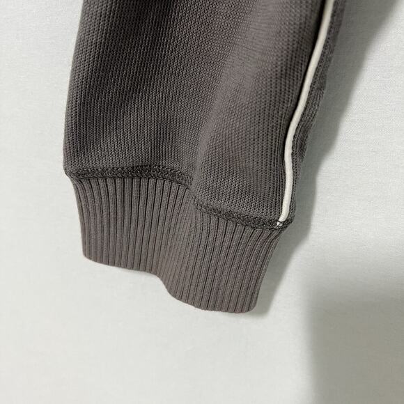 Hugo Boss Sweater Mens XL Brown Pullover Quarter Zip Casual Preppy Knit Cotton - Picture 8 of 15